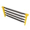 Queen Rearing Frame Beekeeping Kit Lightweight Safe Plastic Queen Cell Kit for Beekeepers 60 Queen Cells 42.5cm Frame Design view 1