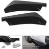 BEIBEINOYA Rear Bumper Diffuser Spoilers for Lexus ES GS-450H GX IS-300 NX-300H RC-300 RX-350,Rear Bumper Lip Side Corner Spoiler Kit,A/Black view 4