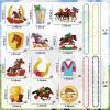 90shine 36 Pcs Kentucky Horse Derby Necklace Party Supplies - Horsing Racing Themed Beads with Pendant Accessories for Adult Women Men Decorations view 4