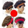 arzgul Funny Curly Hair Cap for Kids Soft Cotton Blend Winter Hat for Costume Parties and Daily Use(Coffee Red) view 3