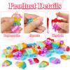 24 Pcs Valentine's Day Mini Pop Keychain Fidget, Autism Bubble Stress Relief, Party Favors Valentine Prizes Stocking Stuffers Gifts view 3