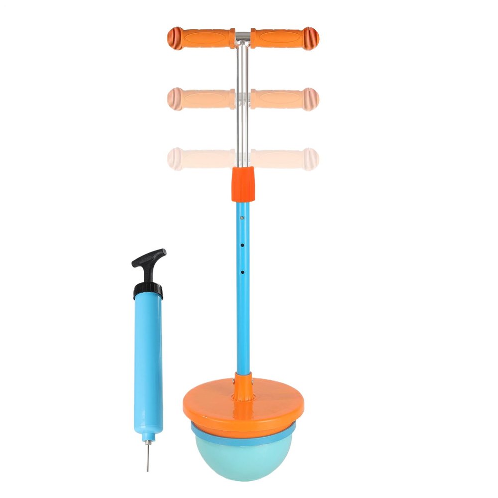 Balance Jumping Toy  Bounce Ball with Telescopic Handle for Kids, Portable Indoor and Outdoor Fun, Encourages Coordination and Exercise for Boys, Girls, Teens, Party Gift Ideas