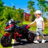 12V Electric Kids Motorcycle for 3-8 Year Old Boys Girls, 3-Wheel Ride-On Toy Motorbike with Lighting Wheels, Music Player (Connect with Phone) and Hand Drive (RED-1) view 4