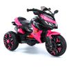 12V Electric Kids Motorcycle for 3-8 Year Old Boys Girls, 3-Wheel Ride-On Toy Motorbike with Lighting Wheels, Music Player (Connect with Phone) and Hand Drive (Pink) view 1