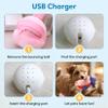 Interactive Moving Dog Toy - Bouncy Singing Plush Toy for Small/Large Dogs & Puppies, Squeaky Boredom Buster to Keep Pets Busy (Red Pig) view 3