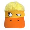 arzgul Hair Funny Wigs Baseball Cap Funny Novelty Hat for Parties Festivals and Cosplay Event Adjustable Breathable Design(Little Yellow B) view 1