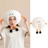 arzgul Fun Sports Headgear with Attached Table Tennis Paddles for Outdoor Games and Team Building Activities view 2