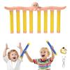 dichura Reflective Drop Stick Challenge Game, Hand Eye Coordination Reflex Training Toy, 3 Adjustable Speed Modes, Catching Sticks Game for Adults and Children (Pink) view 1