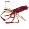 Alomejor Plush Toys, Cute Red Squid Plush, Large Stuffed Marine Animal Octopus, Soft Doll Toy, with Big, Shiny Eyes for Kids, Explore Ocean Life view 4