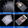 100 Count Clear Card Holders 3X4 Inch Heavy Duty 35PT Sleeves Storage for Frequent Users PVC Card Cases view 2