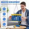 dichura Reflective Drop Stick Challenge Game, Hand Eye Coordination Reflex Training Toy, 3 Adjustable Speed Modes, Catching Sticks Game for Adults and Children (Yellow) view 3
