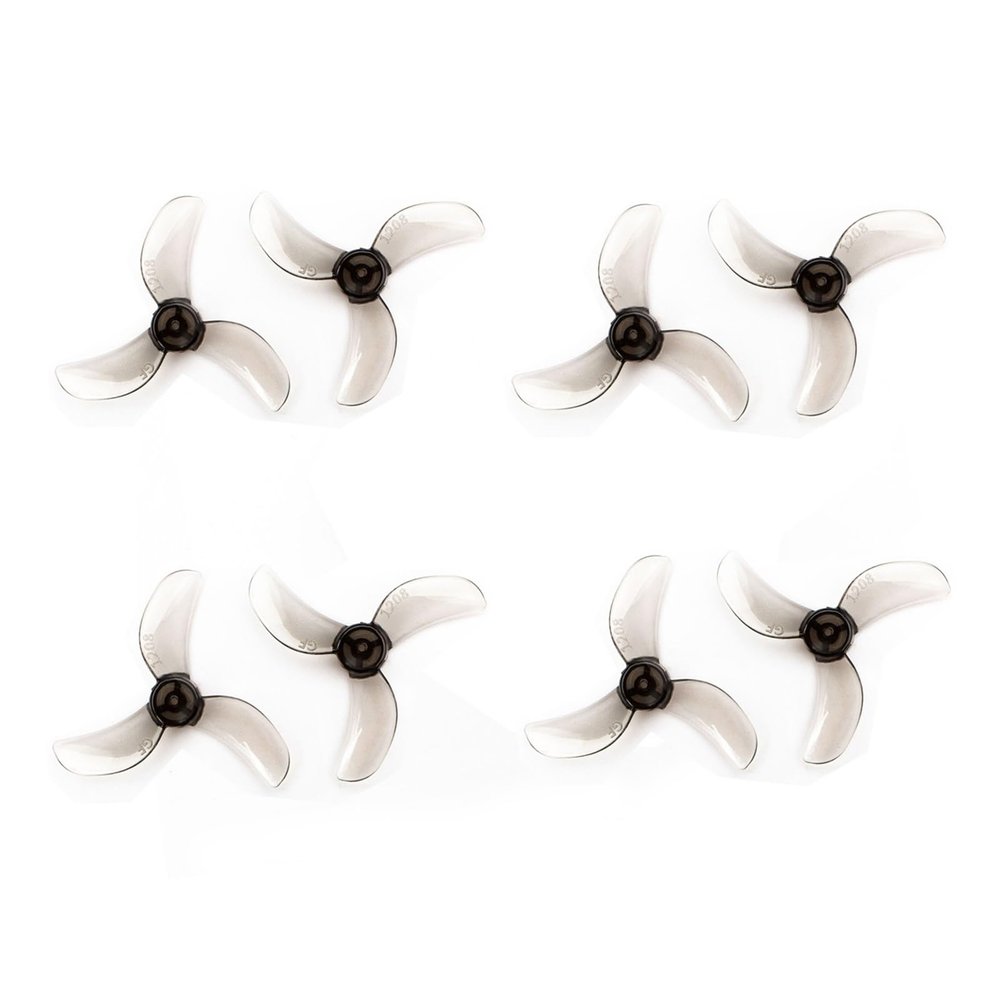 16Pairs(16CW+16CCW) for Gemfan 1208 3-Blade / 1209 4-Blade 31mm PC Propeller 0.8mm 1mm 1.5mm for FPV Freestyle Tinywhoop Drones distintivo(1208 0.8mm Gary A)
