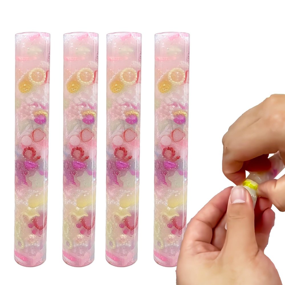 4-Pack Skin Picking Relief Fidget Toys, Dual Sensory Focus Tools for Teens & Adults, Sensory Pick and Extract Toys for Anxiety and Stress Relief