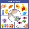 200PCS Pre-Filled Easter Eggs with Toys, Easter Basket Fillers, Easter Egg Hunt Prizes Toys for Kids Toddler Classroom Gift Goodie Bag Stuffers Pinata Stuffers view 3