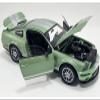 2007 GT500 Lime Green Metallic with Silver Stripes Collectibles Series 1/18 Diecast Model Car by Acme SC18004 view 1