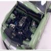 2007 GT500 Lime Green Metallic with Silver Stripes Collectibles Series 1/18 Diecast Model Car by Acme SC18004 view 2