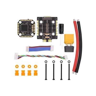 for HAKRC F722 V2 2-6S F7 Mini Flight Controller Dual BEC FPV Stack for BLHELIS 60A/65A 4in1 ESC DShot150/300/600/1200 PWM fit RC Drones distintivo(F722 V2 w 60A(32b))