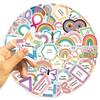 100 Pcs Calming Breathing Exercise Stickers - Waterproof Vinyl Removable No Residue Stickers, for Skateboard Fridge Laptop Phone Luggage, Suitable for Kids Girls Adults Boys(Calm-100) view 3