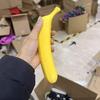 Retractable Banana Sword, 3D Printed Plastic Extendable Novelty Katana Wand, Yellow Fun Role-Playing Toy for Boys, Girls, Men, and Women (Inner White) view 3
