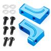 Aluminum Alloy Servo Mount 1/10 for Tamiya TT02 RC Model Drift Car Parts confident(Style A-Blue) view 2
