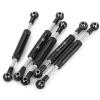 2PCS Adjustable Steering Link Rod Servo Linkage 1/10 RC Crawler for Axial confident(85-90mm Black) view 2