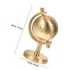 BESPORTBLE Rotating Small Copper Globe with Base Elegant Desktop Ornament for Home and Office Decor Copper Material Car and Office Decoration Accessory Stylish Idea view 2