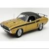 1971 R/T GY8 Gold Metallic with Black Stripes and Black Vinyl Top Limited Edition to 360 Pieces Worldwide 1/18 Diecast Model Car by Acme A1806030 view 1