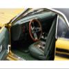 1971 R/T GY8 Gold Metallic with Black Stripes and Black Vinyl Top Limited Edition to 360 Pieces Worldwide 1/18 Diecast Model Car by Acme A1806030 view 3