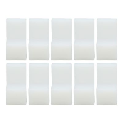 10 Pcs Corner Protector H Shape Silicone 2.5x2.5x4.7cm Safe Flexible Furniture Corner Bumper Guards for Baby (Transparent Right)