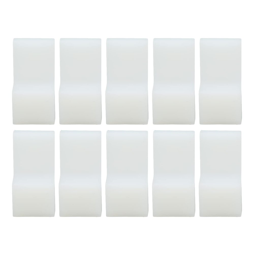 10 Pcs Corner Protector H Shape Silicone 2.5x2.5x4.7cm Safe Flexible Furniture Corner Bumper Guards for Baby (Transparent Right)