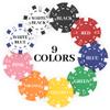 50-500 Custom Poker Chips with Full-color Print, Double-sided Personalized Clay Poker Chips with Logo or Photo, 11.5 Gram Casino, Style Chips, 40mm Diameter, Custom Tokens for Events, Party, Games view 3