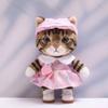 10 cm, 17 cm, 38 cm, Trendy Dolls Change Clothes, Casual and Cute Suits | Multi-Scene Matching (Pink Sparkling Love Skirt Set) view 1