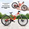 Generisch Finger Bicycle Model, 1:10 Mountain Bike Model Toy, Finger Mountain Bike Model Ornaments, Miniature Fingers Bike, Mini Bend Bicycle Models (Red) view 3