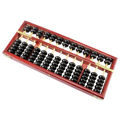 Alasum Retro Wooden Abacus for Adults and Wood Counting Tool Lightweight Educational Math Learning Aid and Decorative Vintage Calculator