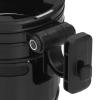 3 in 1 Stroller Cup Holder with Hook, Universal Double Bottle Holder, 360 Degree Adjustable Folding Drink Holder for Bike Treadmill Rollator, Strong ABS Material with Nonslip Silic view 3