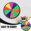 Alasum DIY Prize Wheel Board Red Pointer Wall-Mount Fortune Game Wheel for Party Events Family Gatherings and Carnival Fun view 2