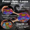 All-in-One DND Dice Roller & Life Counter | Reversible Metal Dice Spinner Pocket Watch Design with 3D Epic Dragon &Monster Art| D4/D6/D8/D10/D12/D20 HP Tracker for D&D, MTG,TTRPG,DM Gifts (Rainbow) view 4