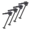 4Pcs Steel CVD Drive Shaft Transmission Axle for HSP 94123/94108/94102, RC Drive Shaft Replacement Parts, CNC Machined Durable Steel Axle with Anti - Drop Design for 1/10 RC Car (Black) view 3
