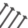 4Pcs Steel CVD Drive Shaft Transmission Axle for HSP 94123/94108/94102, RC Drive Shaft Replacement Parts, CNC Machined Durable Steel Axle with Anti - Drop Design for 1/10 RC Car (Black) view 4