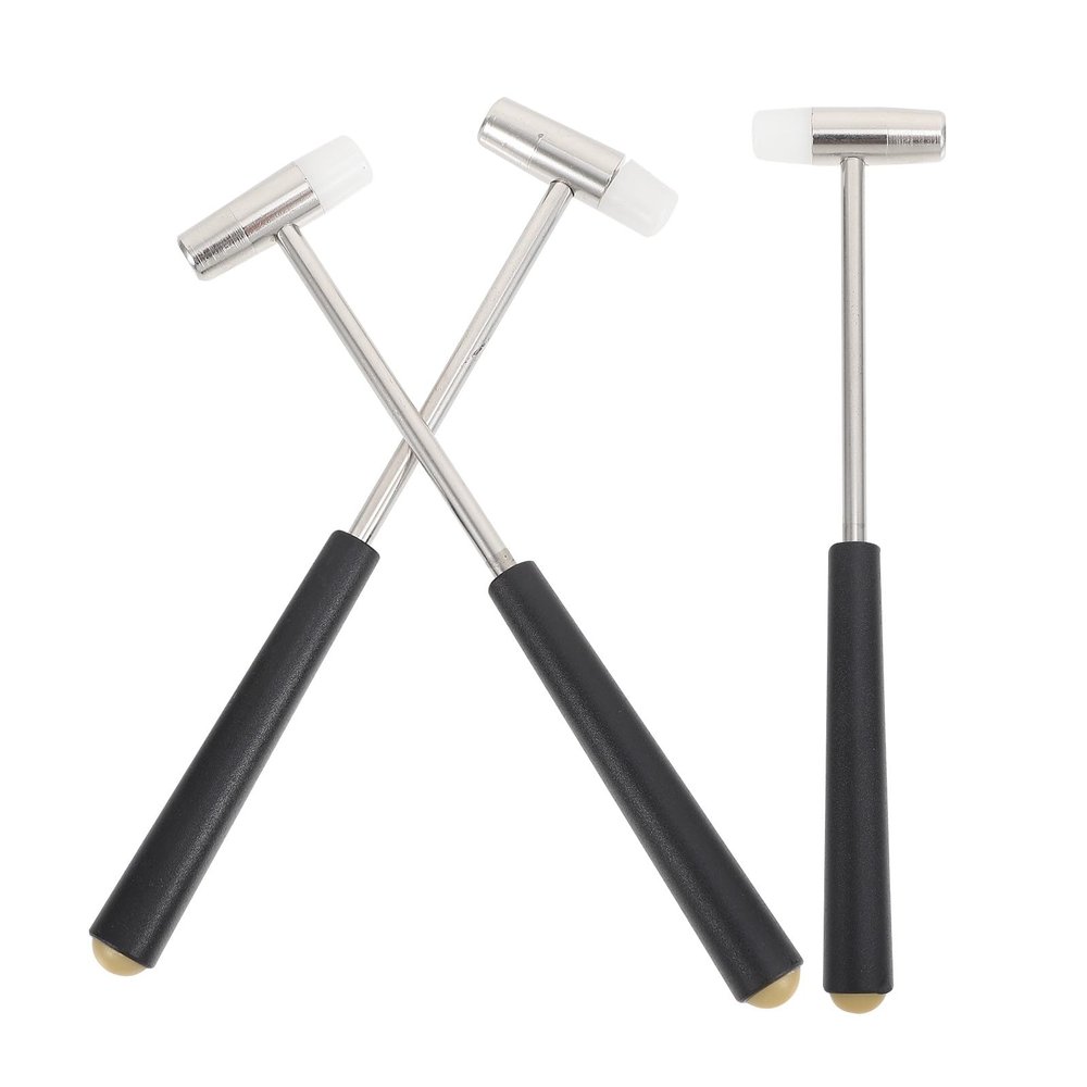 Alasum 3pcs Dual-head Blocks Building Hammer for Construction Ergonomic Grip Smooth Polished Surface Safe Educational Accessories for Boys