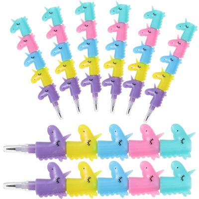 Alasum 8Pcs Stackable Fantasy Animal Pencils for Safe Non-sharpening Dark Graphite Stationery Flexible Easy to Hold Writing and Erasing Enjoyable School Supplies
