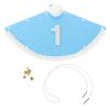 Alasum Blue Felt First Birthday Hat for Boy Girl Party Headwear with Adjustable Strap Photo Prop for Boys and Birthday Celebration view 1
