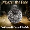 All-in-One DND Dice Roller & Life Counter | Reversible Metal Dice Spinner Pocket Watch Design with 3D Epic Dragon &Monster Art| D4/D6/D8/D10/D12/D20 HP Tracker for D&D, MTG,TTRPG,DM Gifts (Silver) view 2