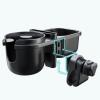 3 in 1 Baby Stroller Snack Tray Full Rotation Prevent Slipping Cup Holder for Toddler Black view 3