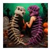 Dinosaur Skeleton Headgear Hat - 4 Colors, Ideal for Party Cosplay Costume and Sofa Lounging Dino Pillows(Purple,75cm) view 3