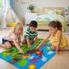 Shrandi Dinosaur Felt-Board Story Set  37Pcs 3.5Ft Wall Hanging Flannel Board with Felt Dinosaurs, Volcano & Ancient Animal Theme | Early Learning Interactive Play Kit for Cognitive Developme view 4
