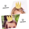 Alasum 12pcs Birthday Crowns Party Hats Gold Glitter Festival Headwear for Boys and Fun Birthday Decoration Accessories view 3