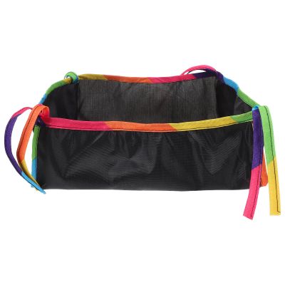 Kisangel Stroller Bottom Storage Bag Sturdy Organizer for Outdoor Travel Shopping Lightweight Stroller Caddy for Diapers Pacifiers