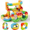 Electric Train Set for Kids Toddlers 3-5,Magnetic Track&Rechargeable Car,Gravity-Defying 3D Embedded Layouts DIY Flexible Race Track Assembly,STEM Educationa Learning Gift view 1
