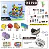 Electric Train Set for Kids Toddlers 3-5,Magnetic Track&Rechargeable Car,Gravity-Defying 3D Embedded Layouts DIY Flexible Race Track Assembly,STEM Educationa Learning Gift view 2